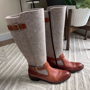 Born Oswego wool and leather boots size 10